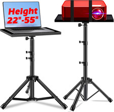 Projector Stand, 22 to 55 Inch Laptop Stand with Phone Holder, Tripod for DJ Equ picture