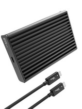 ANYOYO NVMe M.2 SSD Enclosure, 40Gbps Enclosure Up to 8TB SSD, Black picture