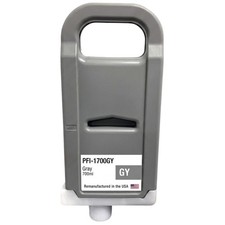 Compatible Ink Cartridge for Canon PFI-1700GY Gray 700ml-USA picture