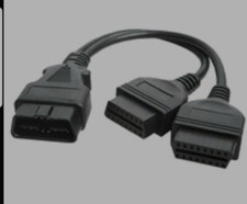 Arteckin OBD2 OBD II Splitter Y Cable J1962 16 Pin Male to Dual Female Adapte... picture