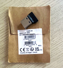 Jabra Link 380a UC Bluetooth 5.0 USB Adapter Dongle Black 14208-26 picture