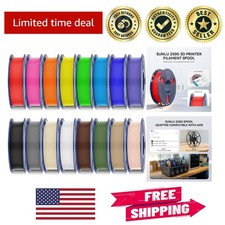 PLA+ 2.0 3D Printer Filament Bundle - 16 Colors, 141.1oz for Effortless Printing picture