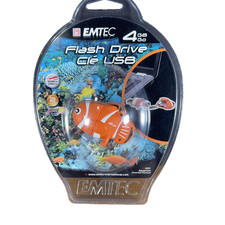 NEW SEALED EMTEC Aquarium Clownfish 4 GB USB Flash Drive picture