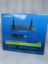 Linksys WRT54GL Wireless-G 54 Mbps Router 4-Port 10/100 Ethernet Blue/Black picture
