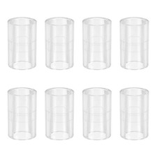8Pcs Clear Fitting, 14mm ID Straight PC Pipe Fitting Adapter picture