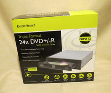SEALED NIB Gear Head 24XDVDINT Triple Format 24X DVD+/-R SATA Internal Drive NEW picture