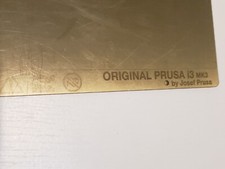 Rare Original Prusa i3 MK3 Spring Steel Sheet Build Plate picture