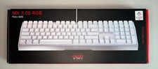 Cherry XTRFY MX 3.0S RGB Full-Size Mechanical Gaming Keyboard, White, Brand New picture