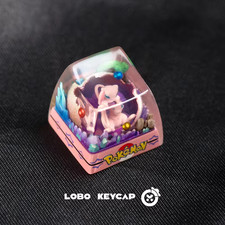 Mewtwo keycap Pokemon Keycap Resin keycap Lobo Keycap  picture