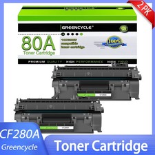Two Pack 80A Toner Cartridge for HP CF280A Pro 400 M401dw M425dw Printer picture