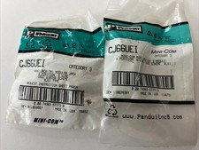 Panduit CJ66UEI Mini Com Modular Jack 6 Position Rj11 Type Lot Of 2 picture