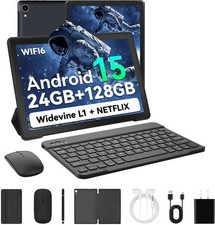 AEEZO 10.1 inch Android 15 Tablets HD Touchscreen Octa-Core 24+128GB Dual Camera picture