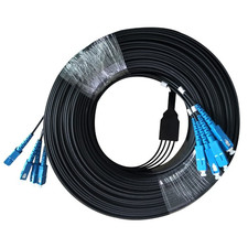 150m 4 core SC/UPC FTTH Drop Patch Cord Convert Line Outdoor Optical Fiber Cable picture