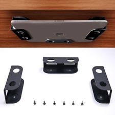 Under Desk Laptop Storage Mount, Metal Under Desk Device Holder, for Devices Up picture