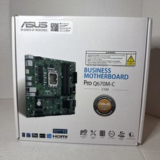 ASUS Pro Q670M-C CSM LGA1700 Business Motherboard Open Box picture