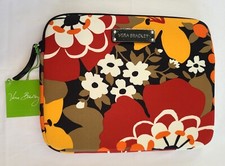 Vera Bradley Bittersweet Neoprene Tablet eReader Sleeve 10x8 Padded Zipper N24 picture