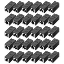 Nickel Plated RJ45 Coupler Extender for Cat8/Cat7/Cat6/Cat5 picture