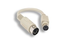 Keyboard Adapter PS2 to AT MINIDIN6-Female to DIN5-Male picture
