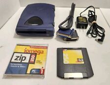 Iomega ZIP 250 External Drive Z250P 250MB Disc  AC Power Supply & Parallel Cable picture