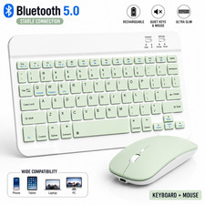 Rechargeable Bluetooth Keyboard and Mouse Combo Wireless Ultra Slim for Mac iPad picture