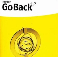 Norton GoBack 4.0 PC CD return hard drive back previous state restore feature picture