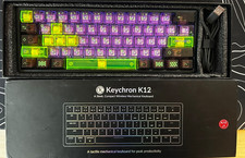 Hot Swappable Keychron K12 Wireless Mechanical Keyboard Aluminum Red Switches PC picture