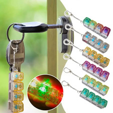 1pc 4-Key Mechanical Keyboard Tester Keychain LED Fidget Stress Relief Clicker picture