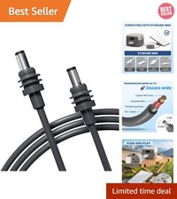 Reliable Waterproof Starlink Mini Replacement Cable - 6.5FT DC Cord in Gray picture