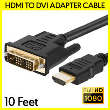 10 Feet DVI to HDMI Cable Adapter DVI-D to HDMI Connector Converter Monitor Cord picture