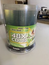 Ridata Silver-Silver CD-R 48X 700MB 80Min Digital 100 Piece zau picture