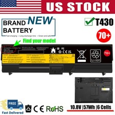 For Lenovo 70+ ThinkPad Battery W530 L430 T430 T530 W530I T430I 0A36303 45N1001 picture
