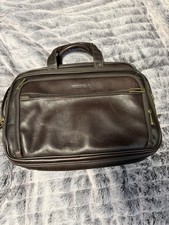 Genuine Leather Dark Brown Briefcase Laptop Messenger Bag Heritage picture