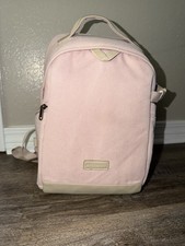 PINK BAGSMART Camera and Lens Backpack Purse Padded Case Woman Travel Carryon picture
