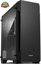 S3  ATX Mid Tower PC Case  Full Acrylic Side Panel 3 Case Fan 120Mm Pre Installe picture