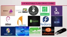 14 in 1 Linux Live 64GB USB BOOTABLE Multiboot LINUX SECURITY TOOLS 64BIT picture