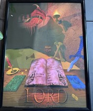 Legend Of The Red Dragon L.O.R.D. Robinson Technologies 1993 BBS Poster 18”x24” picture