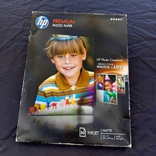 HP Premium Matte Photo Paper 8.5 x 11 50 Sheets 64 lb Q1994A NIB Sealed picture