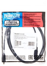 Tripp Lite Fire Wire Cable Model F019-006 9pin/6pin 6 ft. picture