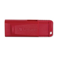 Verbatim Store 'n' Go USB Flash Drive, 64 GB, Red, 2/Pack picture