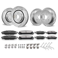  Front and Rear Brake Kit Compatible with Toyota Sienna, Highlander, Lexus RX350 picture