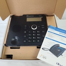 Audiocodes 420HD IP-Phone PoE and External Power Supply, Black, 2 Lines picture