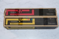 2 OEM Copystar/Kyocera CS6550ci,6551ci,7550ci,7551ci TK-8709M & TK-8709Y Toners picture