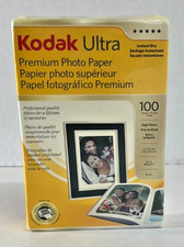 New Kodak 4x6 inches Ultra Premium Photo Paper High Gloss 100 Sheets Instant Dry picture