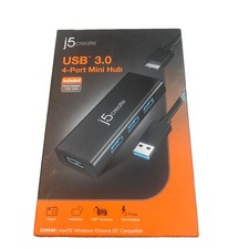 j5create 4-Port Mini USB 3.0 Hub JUH340 picture