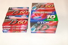 LOT OF 16 TDK HIGH OUTPUT IECI TYPE I - D60 BLANK CASSETTE TAPES picture