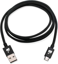 2 PK- IOGEAR Charge & Sync Flip Pro, Reversible USB to Micro USB Cable, 3.3 Feet picture