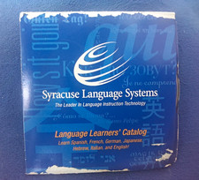 Syracuse Language Systems Language Learners' Catalog CD Spanish/French/German picture