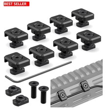 Pressure Switch Cable Management Guide Compatible M-LOK System Mount Clip Black picture