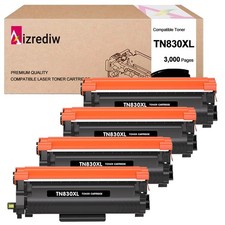1-4PK TN830 XL Toner Compatible for Brother DCP-L2640DW HL-L2460DW MFC-L2820DW picture