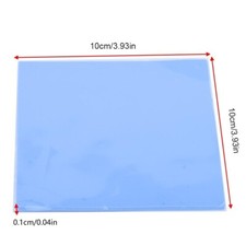 Silicone Thermal Conductive Pads 100mm x 100mm x 1mm for GPU/RAM/Heatsink picture
